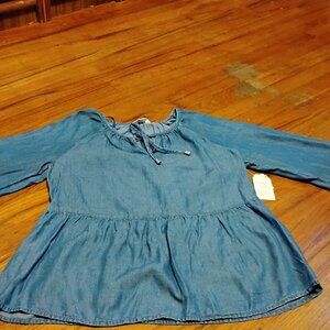 ♥️Time and Tru Kids Blue Blouse